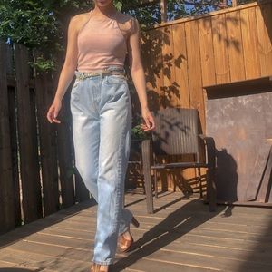 Boyfriend HighWaisted Baggy Straight Wide Jeans